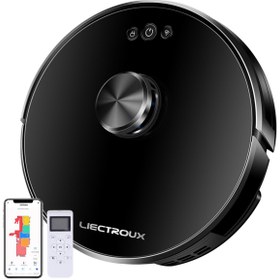 Resim Liectroux XR500 Robot Süpürge LDS Lazer Navigasyon 6500Pa Emme 2si 1 Arada Vakumlama ve Paspaslama 3000mAh pil 