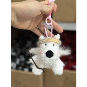 Resim Baijiafu2 Yeni 1 Adet Karikatür Çanta Çekicilik Anahtarlık Sevimli Iyi Şanslar Hediye Peluş Oyuncaklar Bebekler (Yurt Dışından) 