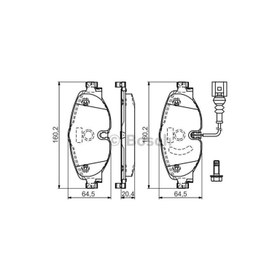Resim Fren Balatası On Golf Vııı Octavıa Audı A3 8v1 1.2 1.4tfsı 1.6tdı 
