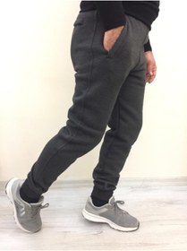 Resim BENESSE Üç Iplik Antrasit Gri Paçası Lastikli Unisex Eşofman Altı 
