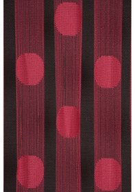 Resim Puanlı Model Fuşya Renk İp Perde Hazır Düğmeleri Dikilmiş İp Perde 300 280 Cm Fuşya 