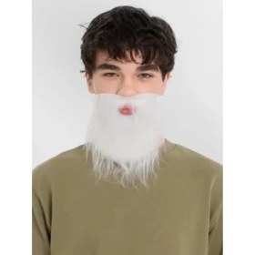 Resim Dodes Beyaz Kırçıllı Takma Sakal Çocuk Yetişkin 