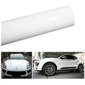 Resim Neevoyu Araba Gövde Koruyucu Parlak Renk Değiştirme Filmi, Çizik Ve Pas Koruma, 152x30 Cm Beyaz Pvc Vinil Sticker 