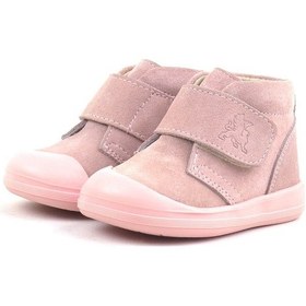 Resim Stella Butik Hakiki Deri Cırtlı Bebek Bot Pembe 