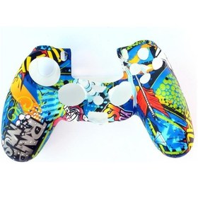 Resim Playstation 4 Desenli Kol Koruyucu Silikon Kılıf 3p4 