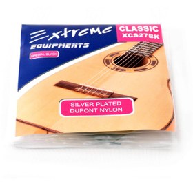 Resim Extreme XCS27BK Siyah Klasik Gitar Teli | Özel Siyah Naylon Farklı Bir Tını 