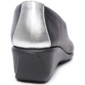 Resim Relax Anatomic Kadın Vegan Siyah Mokasen & Loafer Ayakkabı 611 E4221 Bn Ayk Black-sılver Siyah 
