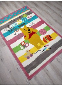 Resim Disney Halı Çocuk Odası Halısı D200 Winnie 120X180 Cm 