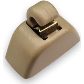 Resim VW Polo 2010-2017 Güneşlik Tutucu Klipsi Kanca Bej Krem 6R0857561 