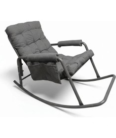 Resim Roket Sallanan Koltuk | Rahat Tv, Okuma ve Emzirme Sandalyesi – Yumuşak Minderli 