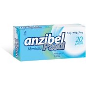 Resim Anzibel Pastil Mentollü 20 Adet 