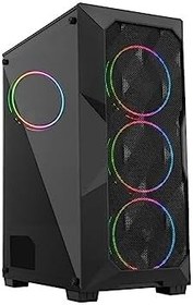 Resim Gameforce Cold 4 x 120 MM RGB Kumanda ve Kontrolcü Fanlı Oyuncu Kasası 