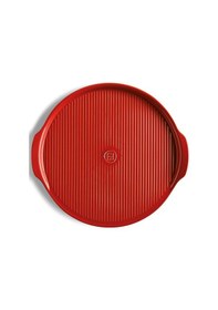 Resim Emile Henry EH347614 Seramik Yuvarlak Pizza Fırın Kabı (40x35x13) Kırmızı 