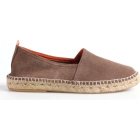 Resim Abarca Deri Taupe Erkek Espadril Campıng 