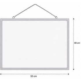 Resim Askılı Yazı Tahtası 40x55cm Beyaz 