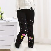 Resim Rüzgar Geçirmez Koruma | Rahat & Sevimli Kız Çocukları için Polar Astarlı Taytlar Renkli Kelebek Baskılı - Esnek, Rüzgar Geçirmez, Dar Kesim Her Mevsim Giyim İçin, Makinede Yıkanabilir 