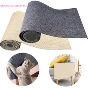 Resim Kediler için Kendinden Yapışkanlı Duvar Koruyucu, Anti-Çizik Koltuk Örtüsü, DIY Kesilebilir Halı ile Çizik Tahtası, Polyester, Koruma, Pati Bileme 