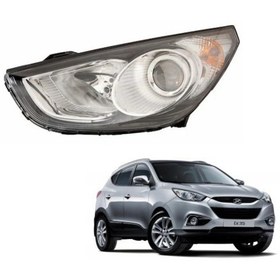 Resim Hyundai İx35 2010-2015 Far Lambası Ön Far LEDSİZ Sağ 