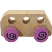 Resim Mr. Quokka Ahşap Otobüs - Mor 
