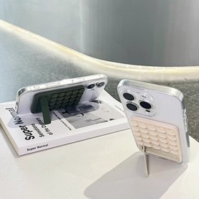 Resim Emişli silikon sabit telefon tutucu, çok amaçlı yapışkan tabanlı, duvar/mutfak/banyo aynaları/TV programları/selfie canlı yayınlar için uygun 