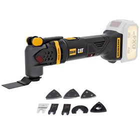 Resim CAT DX41B 18Volt Kömürsüz Profesyonel Çok Amaçlı Devir Ayarlı Raspalama+14 Adet Aksesuar (Akü Dahil Değildir) 