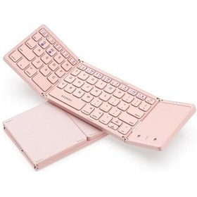 Resim Seeda Katlanabilir Bluetooth Klavye Pink 