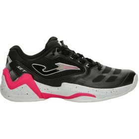 Resim Joma Set Lady Kadın Siyah Pembe Tenis Ayakkabı 