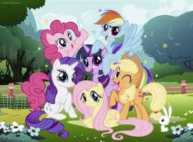 Resim Ravensburger 100 Parça Puzzle Sihirli Poniler 109357 