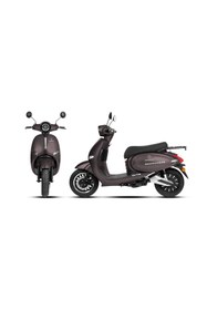 Resim KAROVAL Milano Elektrikli Motosiklet Kahverengi (TİTANYUM) 