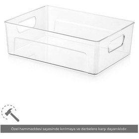 Resim Jet's Home 2'li Buzdolabı İçi Düzenleyici Saklama Organizeri Bpa Free Düzenleyici Darbeye Dayanıklı 27x18x9 Cm Şeffaf 
