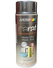 Resim Motip Metalik Siyah Sprey Boya - 400 ml 