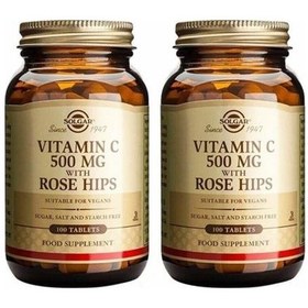 Resim Solgar Vitamin C With Rose Hips 500 Mg 100 Tablet 2 Adet 
