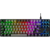 Resim Acer eMachines EAK87 Gri/Siyah USB RGB Backlight RED SWITCH Mekanik Q 87 Tuşlu TKL Gaming Klavye 