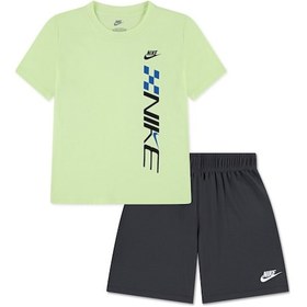 Resim Nike Nıke Lap Mesh Short Set Erkek Çocuk Tişört-şort Takım 86n719 86n719 G9q G9q 