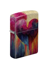 Resim Zippo Heart Grafitti Design Çakmak 
