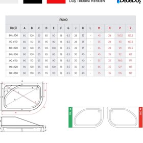Resim Asimetrik Panelli Oturmalı Duş Teknesi | Mod - 90x130 / Siyah / Oturmalı 