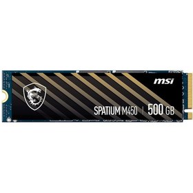 Resim MSI Spatium M450 500 GB PCIe 4.0 NVMe M.2 2280 SSD 