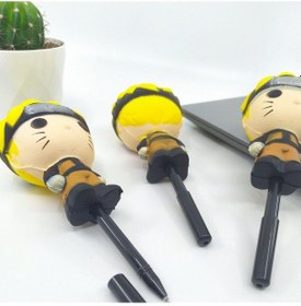 Resim Squishy Jel Mürekkep Kalem Sevimli Naruto Uzumaki Mavi 