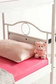 Resim ARGİMO Zümrüt Genç Çocuk Odası Metal Ranza Ve Karyola 90x200 Beyaz 