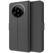 Resim Xiaomi 14 Ultra, Kılıf Tpu İç Kabuk Kart Tutucu Deri Halkalı Telefon Kılıfı Kapağı İçin 