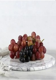 Resim Akayev Mermer 20 Cm Leylak Yuvarlak Sunum Tabağı Leylak 
