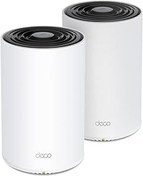 Resim TP-Link Deco PX50 2-Pack, AX3000 + G1500, 1 GHz CPU, Powerline/Mesh, Yapay Zeka Desteği, Gigabit Portları, 150 Cihaza Kadar Bağlantı, 420 m² 'ye Kadar Kapsama, Powerline Mesh WiFi 6 Sistemi 