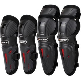 Resim Biz 4'lü Yetişkin Diz Pedleri Dirsek Pedleri Ayarlanabilir (Yurt Dışından) 