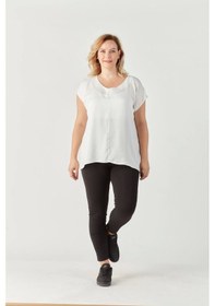 Resim Moda Berray 3244 Yüksek Bel Toparlayıcı Büyük Beden Dalgıç Tayt Siyah 