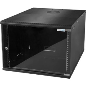 Resim Duvar Tipi Soft Serisi Network Server Kabinet, 600MM Derinlik, Server Rack Kabinet Muhafazası, 4mm Temperli Darbelere Karşı Dayanıklı Ön Cam Panel, It Ekipmanları Muhafaza Kabini 