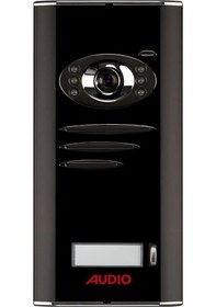 Resim Audıo Bus Plus 1 Buton Kameralı Zil Paneli Siyah 