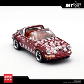 Resim pop race 1 /64 Porsche 964 Singer 911 2023 Merry Christmas Limited Edition 