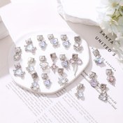 Resim Gümüş Serisi 1 Adet Moda Günlük Kolye Stili, Klasik Trend Kalp Yıldız Ay Okyanus Deniz Kabuğu Çiçek Elmas Element Etkileyici DİY Kreatif Şık Montajlı Bilezlik Aksesuar (Tezgah Üzeri Parça) 