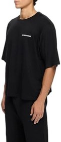 Resim Les Benjamins Sırt Baskılı Pamuklu Oversize Fit Bisiklet Yaka T Shirt Erkek T SHİRT LB25FWTURMUOT 