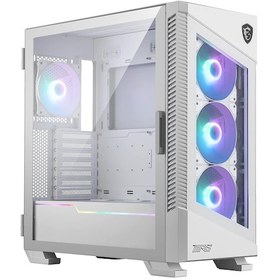 Resim MPG Velox 100R White 2xUSB3.2 Typea 1xUSB3.2 Typec Temperli Cam ATX Gaming Bilgisayar Kasası 